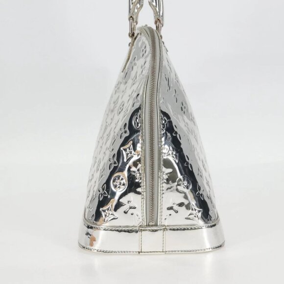 LOUIS VUITTON Monogram Miroir Alma GM Bag Silver Argent M95273 LV Auth 125593AV - Picture 5 of 15